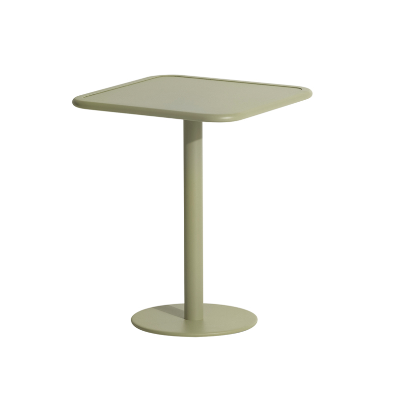 Table extérieur WEEK-END carrée Vert jade PETITE FRITURE