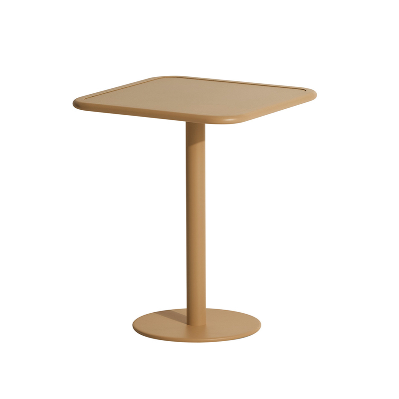 Table extérieur WEEK-END carrée Or PETITE FRITURE