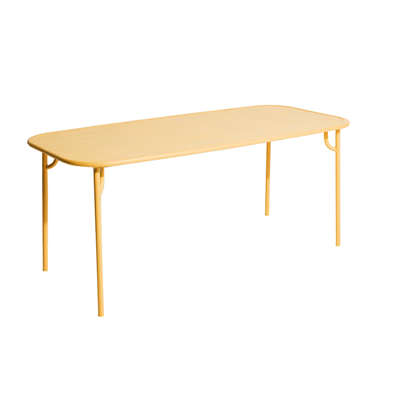 Table extérieur WEEK-END rectangulaire Safran PETITE FRITURE