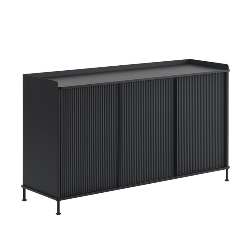 Meuble de rangement ENFOLD Buffet L 148 Noir MUUTO