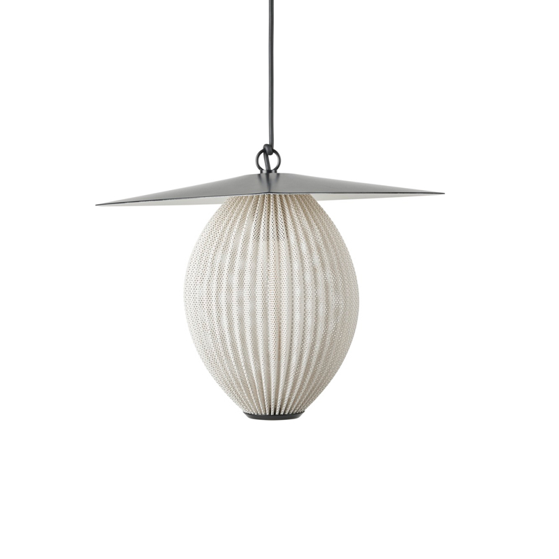 Luminaire extérieur Suspension SATELLITE OUTDOOR Blanc crème GUBI