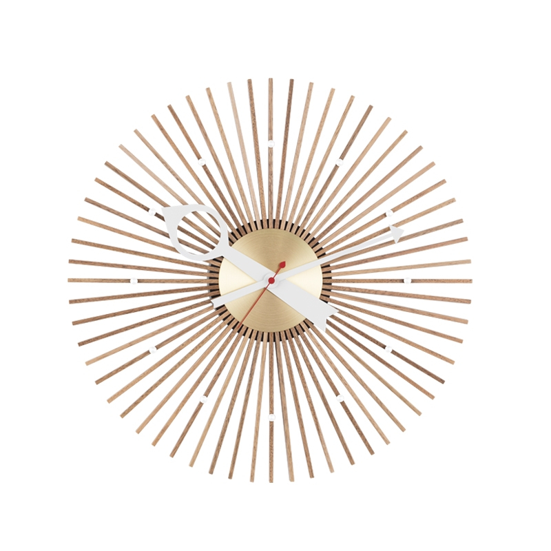 Horloge Horloge POPSICLE CLOCK Noyer VITRA