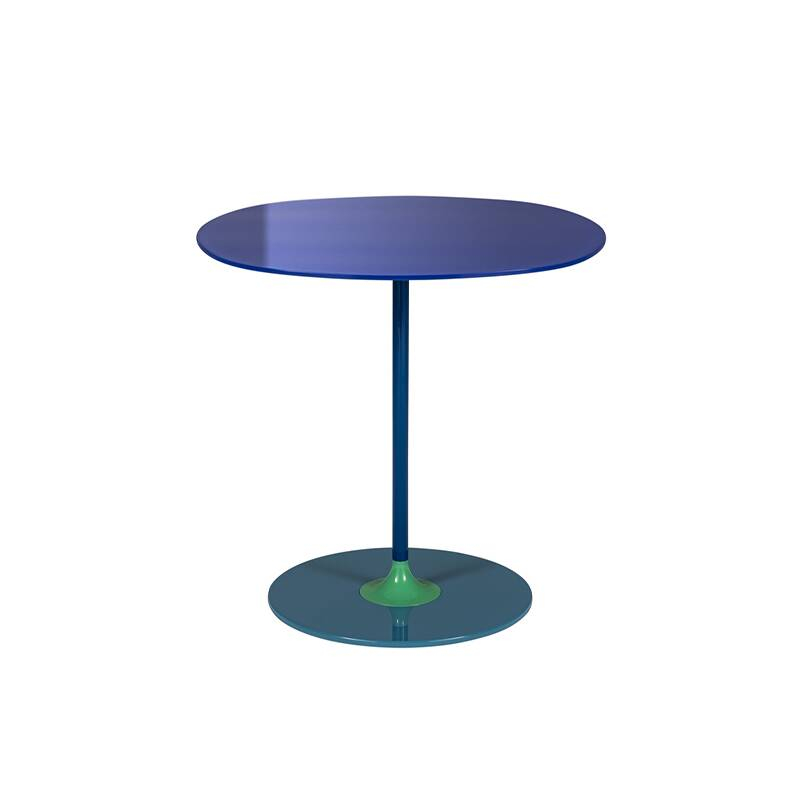 Table d'appoint guéridon THIERRY H 45 Bleu KARTELL