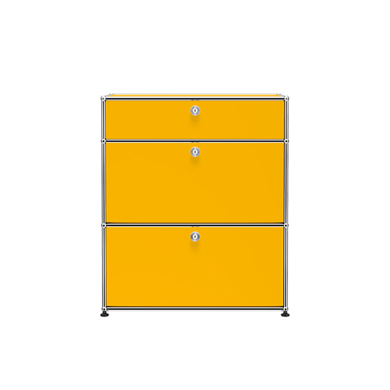 Meuble de rangement USM HALLER M25 Jaune or USM HALLER