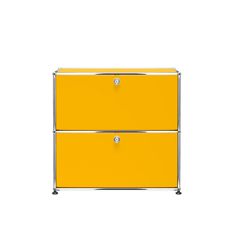 Meuble de rangement USM HALLER S2 Jaune or USM HALLER