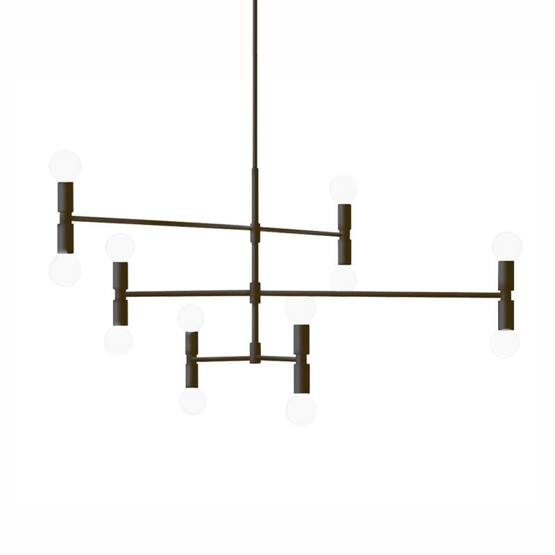 Suspension DOT ATOMIUM Graphite LAMBERT & FILS