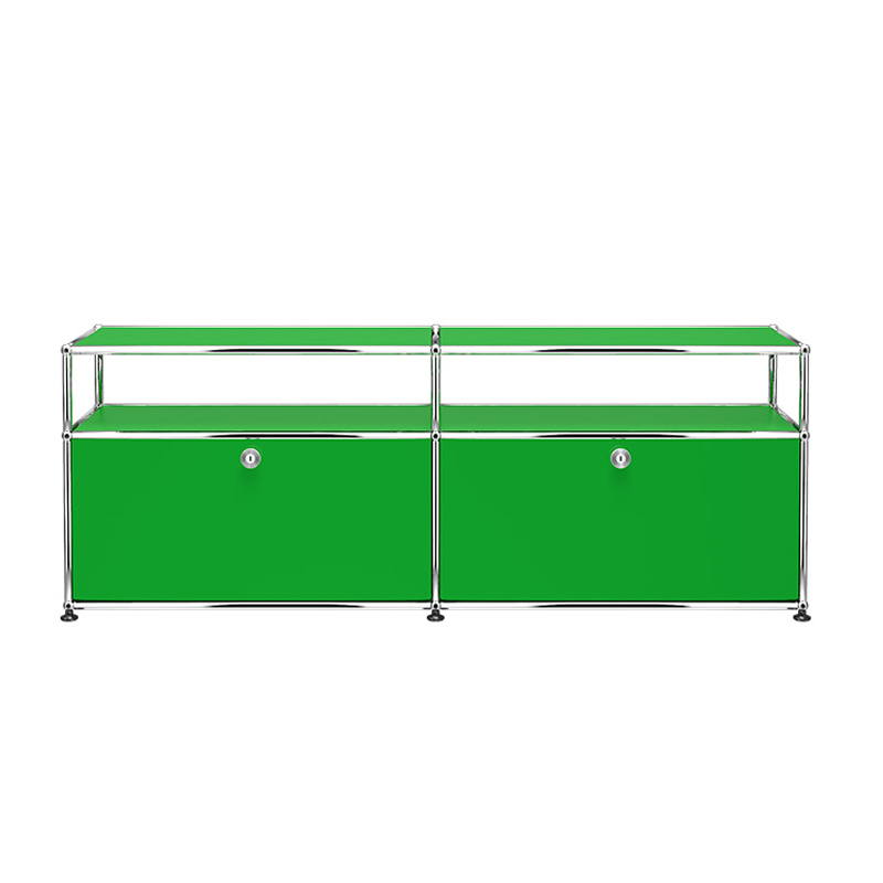 Meuble de rangement USM HALLER O2 Vert USM USM HALLER