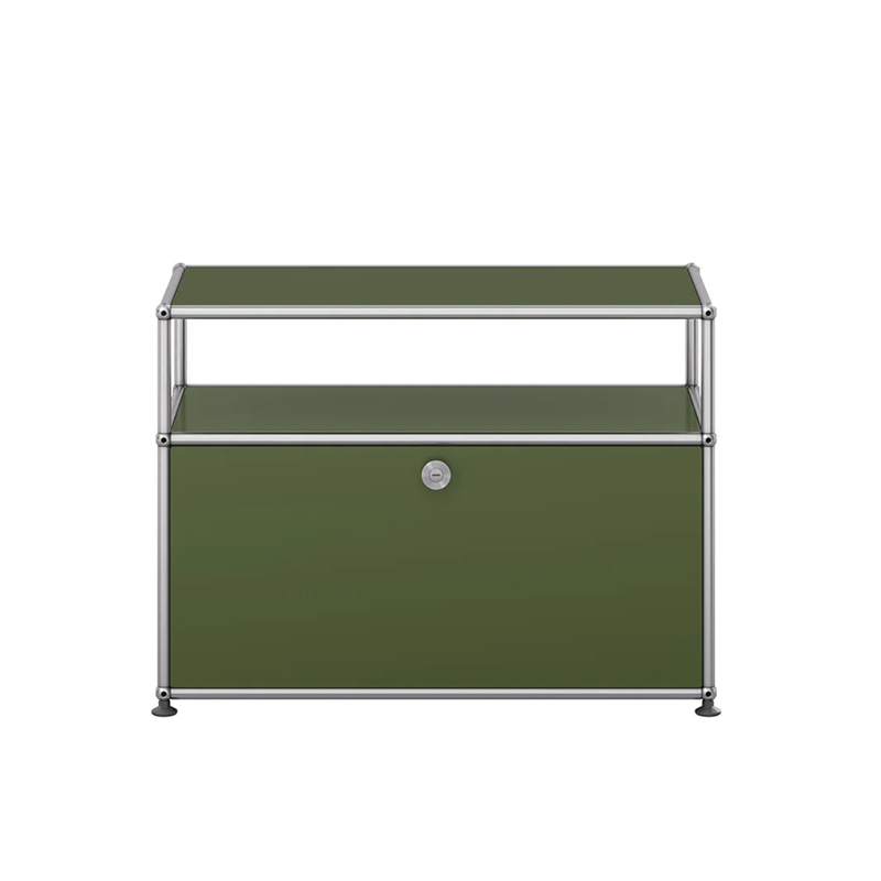 Meuble de rangement USM HALLER O1 Vert olive USM HALLER