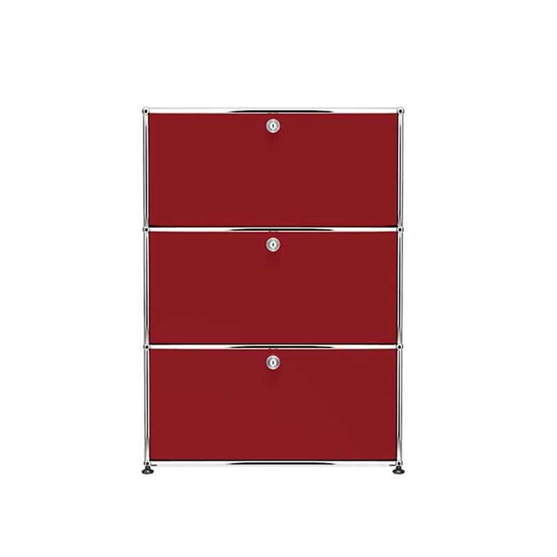Meuble de rangement USM HALLER G1 Rouge rubis USM USM HALLER