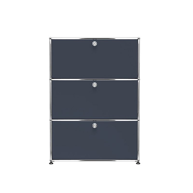 Meuble de rangement USM HALLER G1 Anthracite USM HALLER