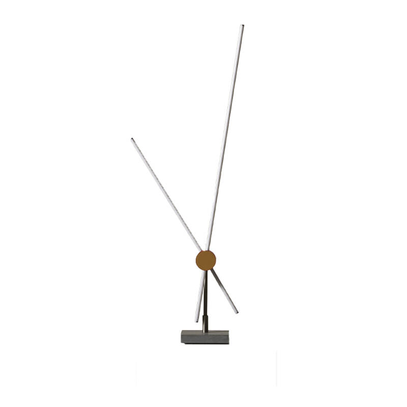 Lampe à poser EITIE Joints ronds rouge et or CASSINA