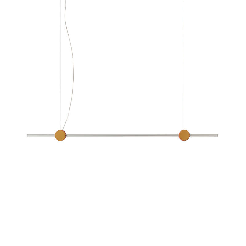 Suspension EITIE LINE 170 Joints ronds rouge et or CASSINA