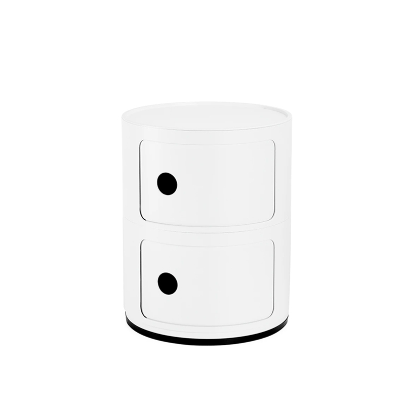 Meuble de rangement COMPONIBILI RECYCLED 2 tiroirs Blanc KARTELL