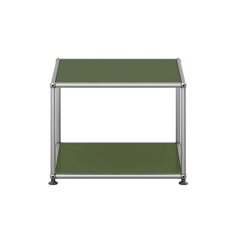 Table d'appoint guéridon USM HALLER M22 Vert olive USM HALLER
