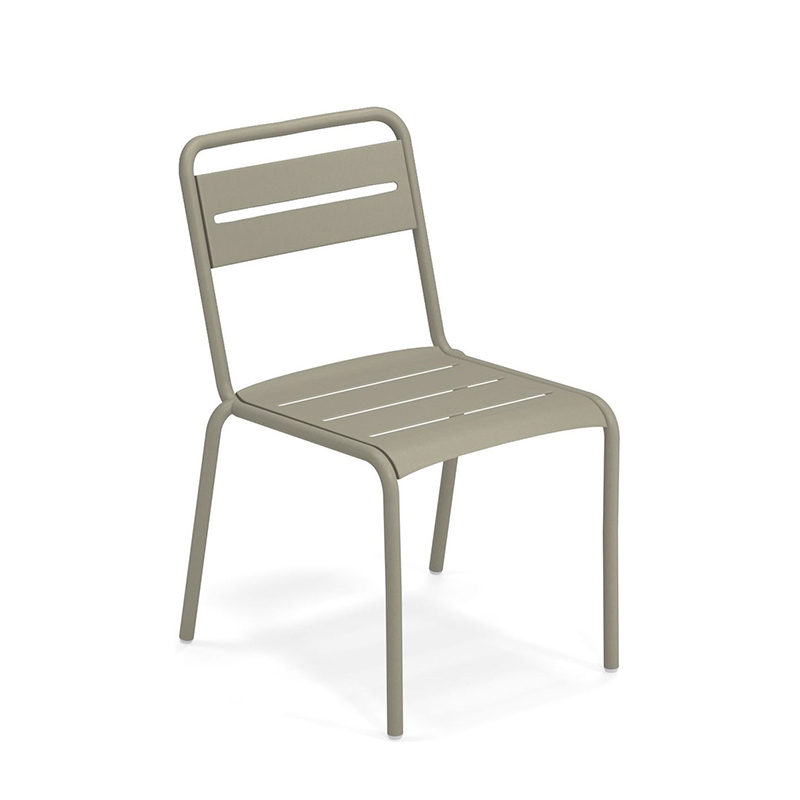 Chaise extérieur STAR Gris Vert EMU