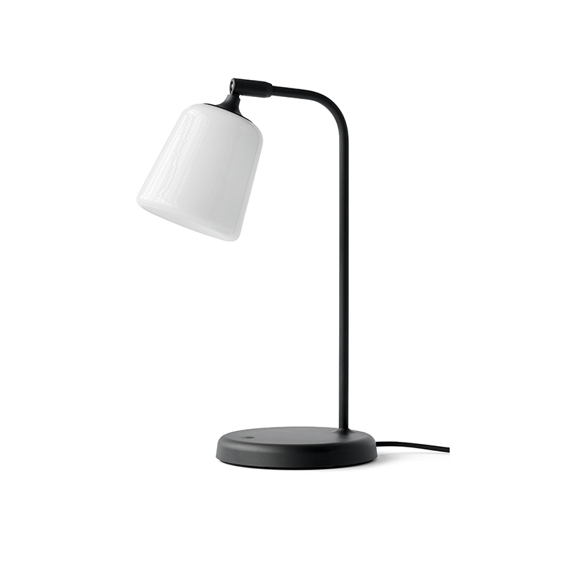 Lampe à poser MATERIAL Verre opalin blanc NEW WORKS