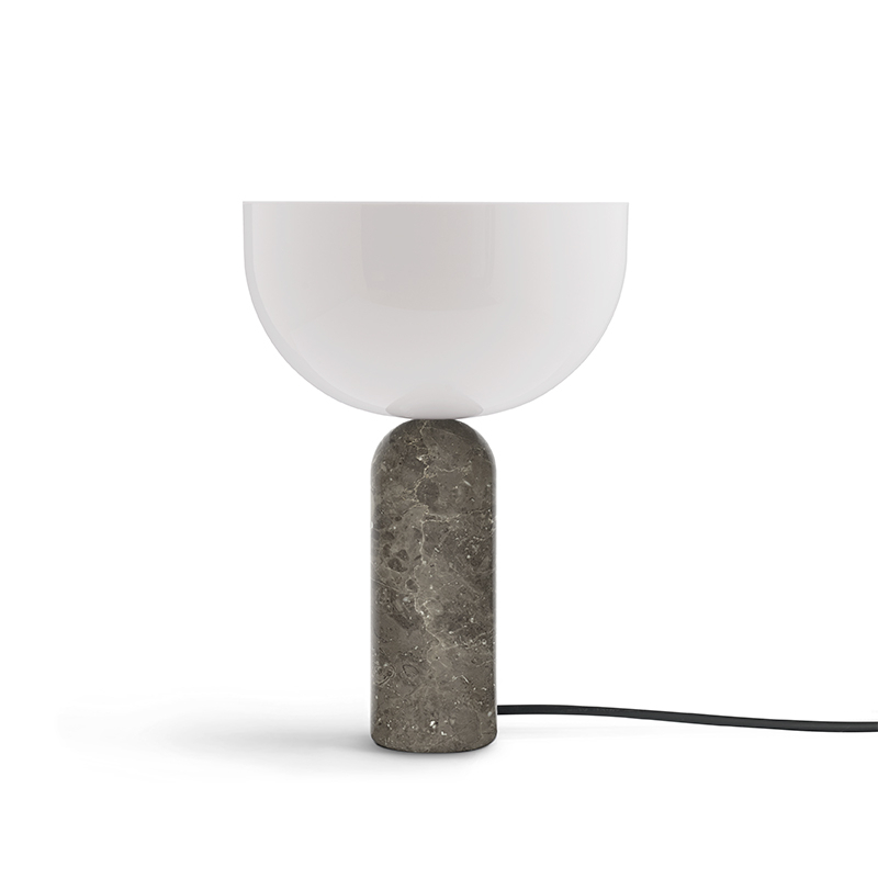 Lampe à poser KIZU Small Marbre Gris du Marais NEW WORKS