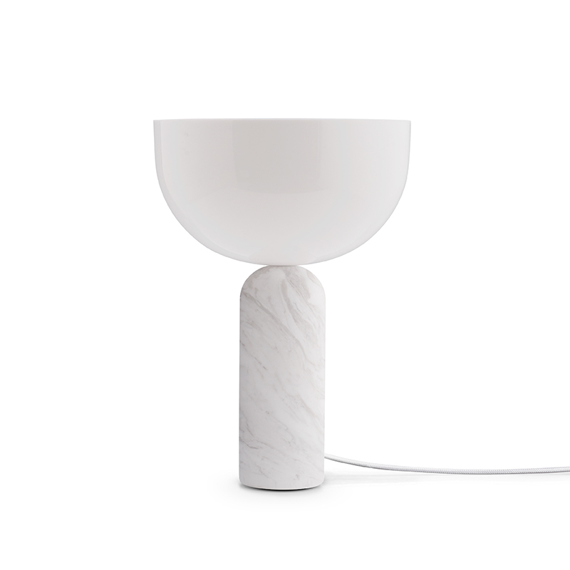 Lampe à poser KIZU Small Marbre blanc NEW WORKS