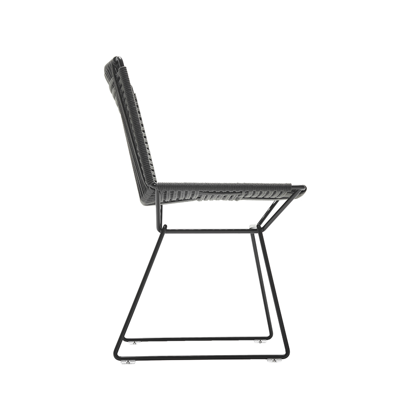 Chaise NEIL TWIST Anthracite MDF