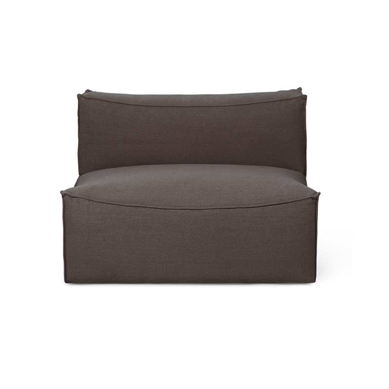 Canapé CATENA module central L100 Marron FERM LIVING