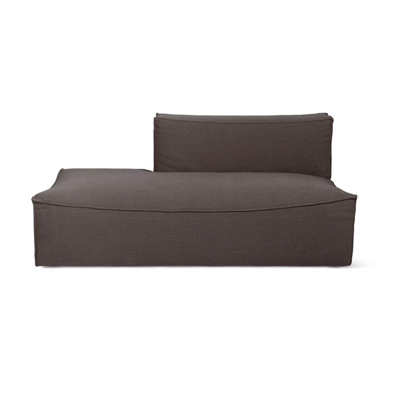 Canapé CATENA module ouvert gauche L300 Marron FERM LIVING