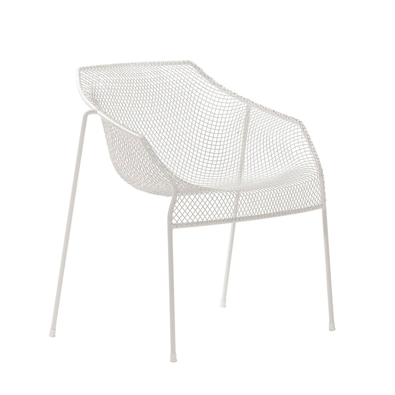 Chaise extérieur Petit fauteuil HEAVEN Blanc EMU