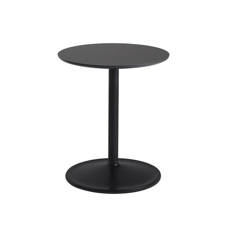 Table d'appoint guéridon SOFT H 48 Noir MUUTO