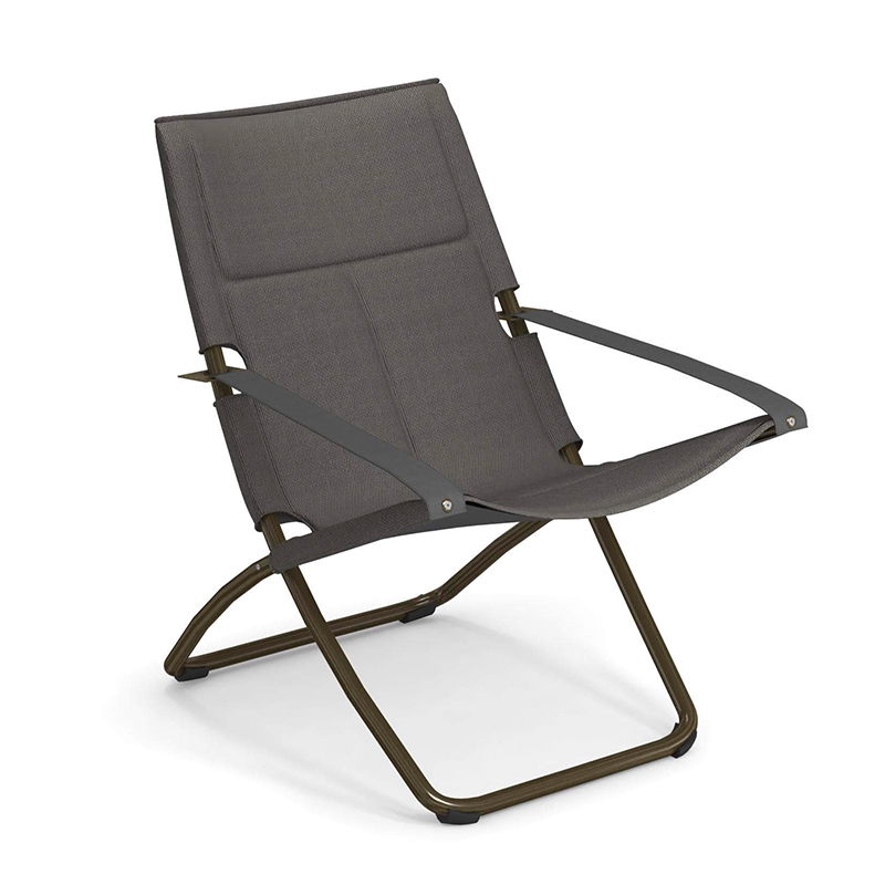 Bain de soleil, chaise longue et hamac SNOOZE COSY Bronze Poli / Gris Foncé EMU