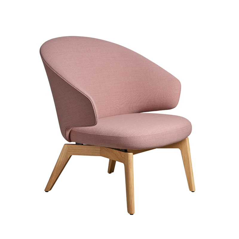 Fauteuil LET pieds bois Christianshavn 1131/ chêne laqué FRITZ HANSEN