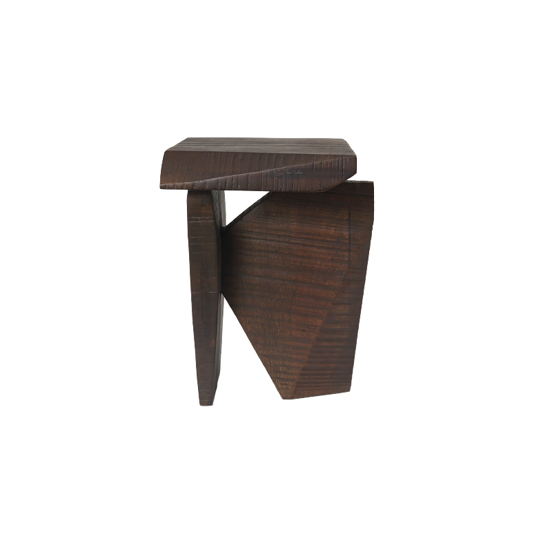 Table d'appoint guéridon SILVA PIECE Marron foncé FERM LIVING