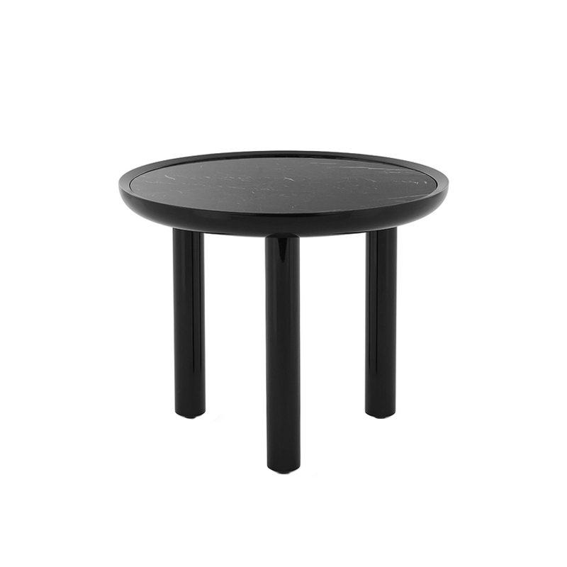 Table d'appoint guéridon K-TOP Ø 60 Noir marquina KARTELL