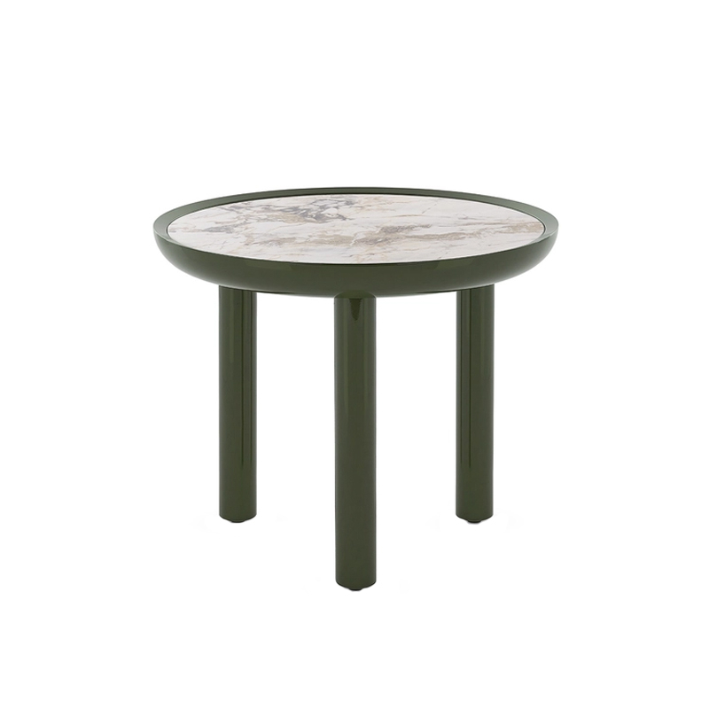 Table d'appoint guéridon K-TOP Ø 60 Vert symphonie  KARTELL