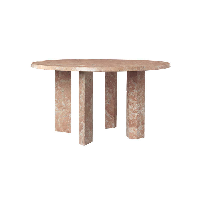 Table basse TAULA H 35 Marbre rose FERM LIVING