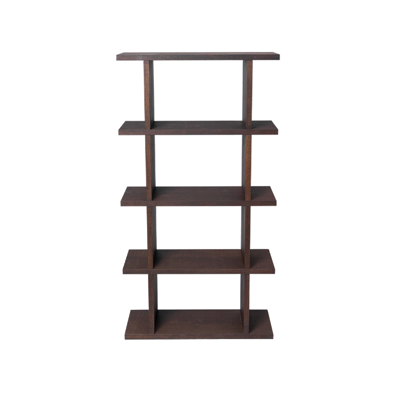 Etagère Bibliothèque KONA 1x4 Chêne teinte foncée FERM LIVING