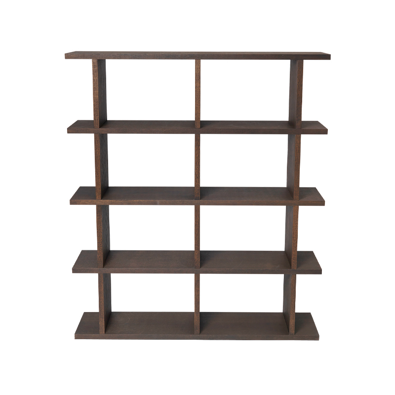 Etagère Bibliothèque KONA 2x4 Chêne teinte foncée FERM LIVING