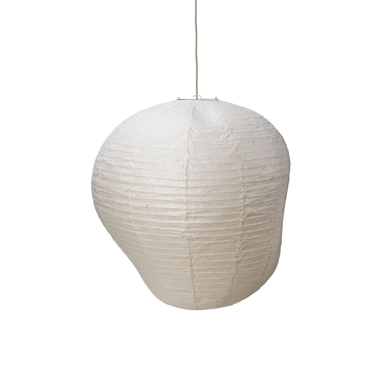 Suspension Abat-jour KURBIS Ø 80  Naturel    FERM LIVING