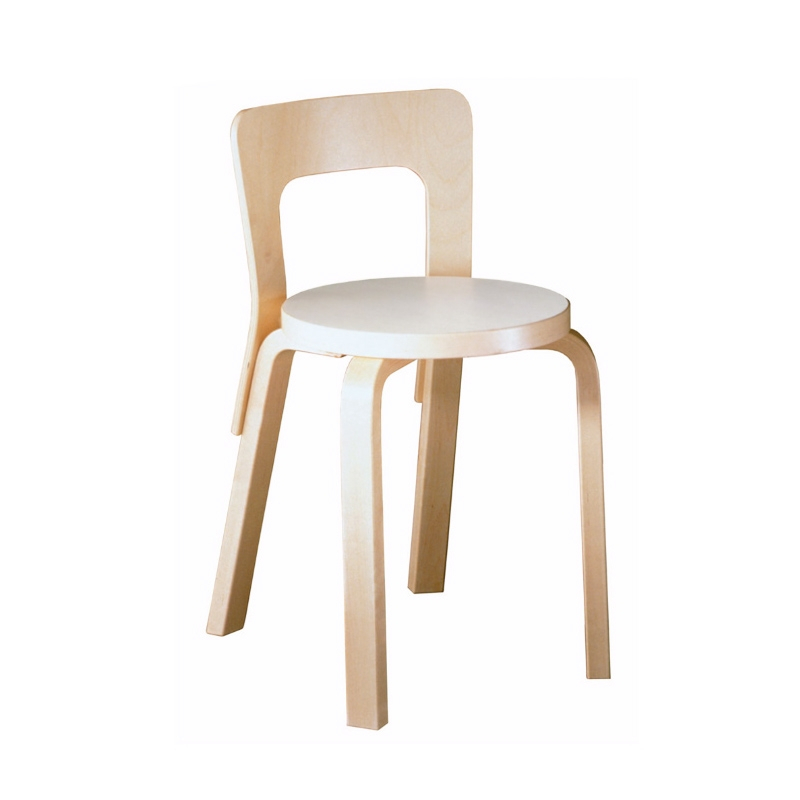 Chaise 65 Laminé blanc ARTEK
