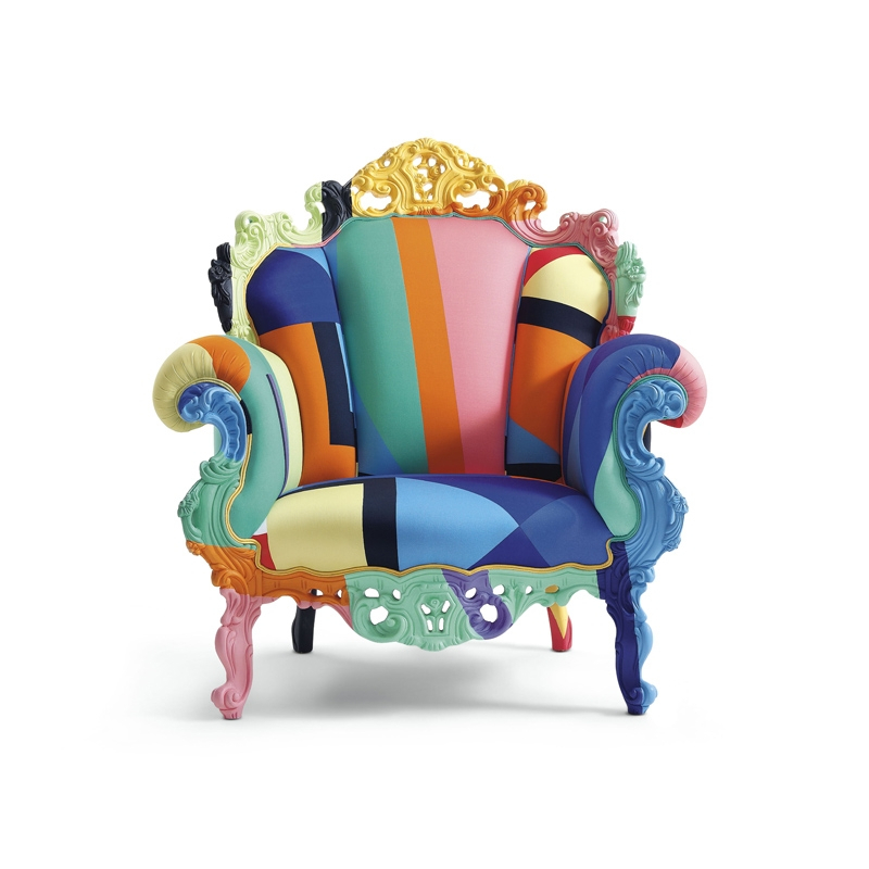 Fauteuil PROUST GEOMETRICA Multicolore  CAPPELLINI