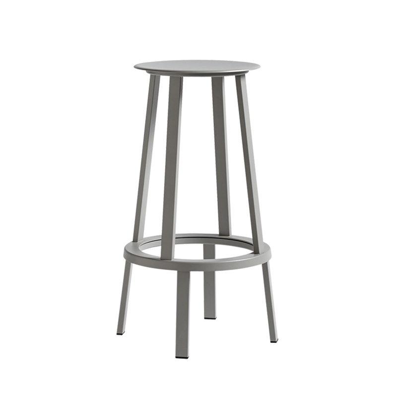 Tabouret haut REVOLVER Gris HAY