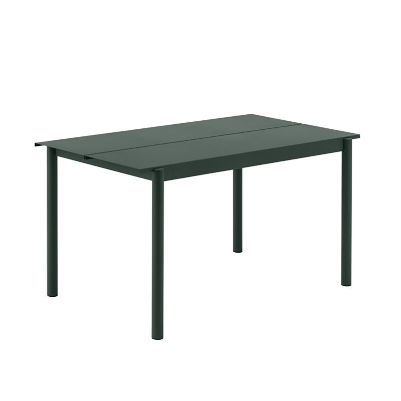 Table extérieur LINEAR STEEL Vert foncé MUUTO