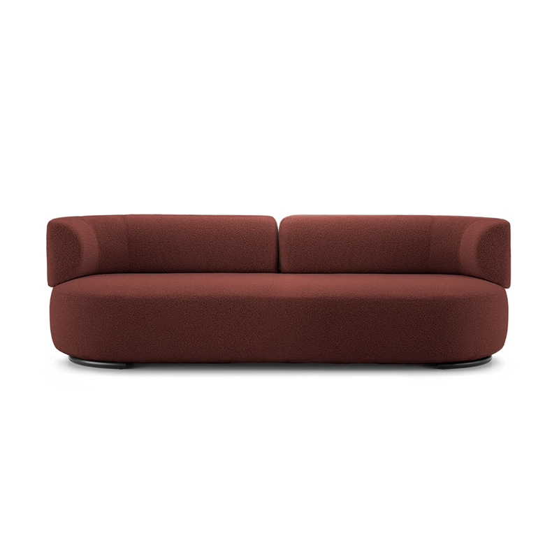 Canapé K-WAIT Bouclé Bouclé rouge brique KARTELL