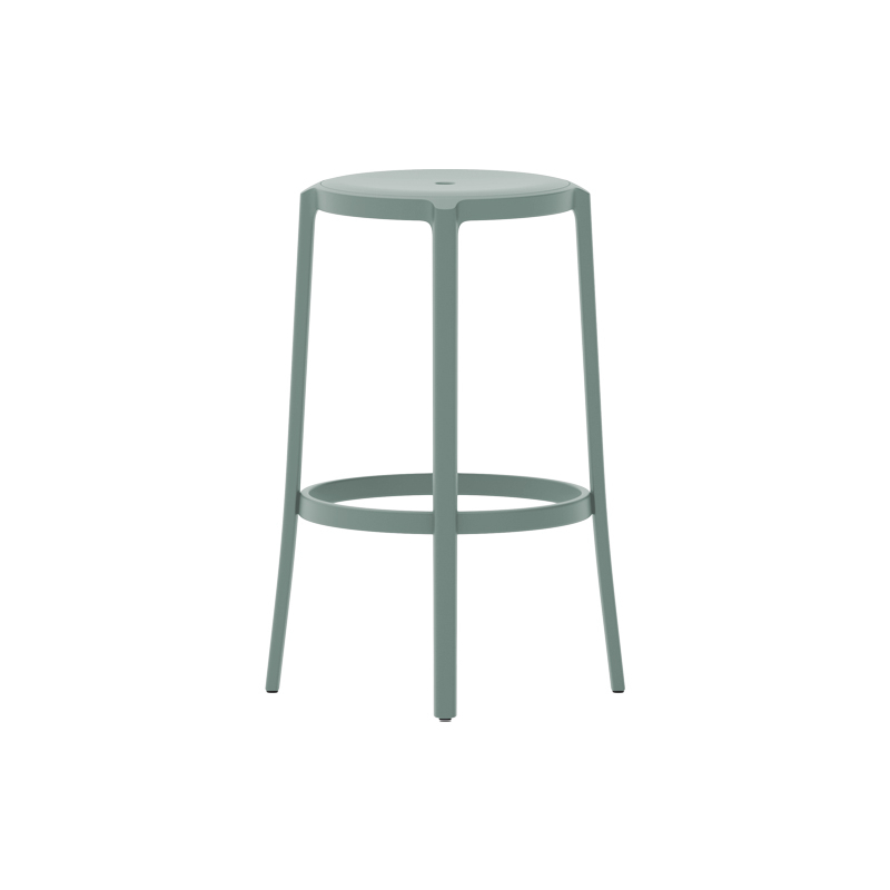 Tabouret haut ON & ON Bleu clair EMECO