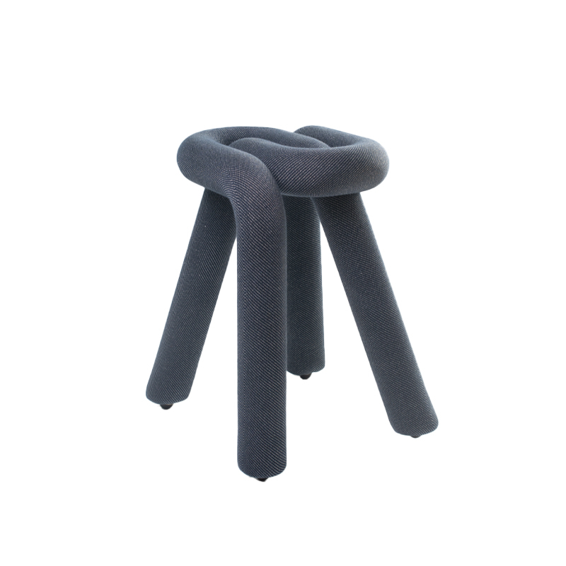 Tabouret BOLD Bleu pailleté MOUSTACHE