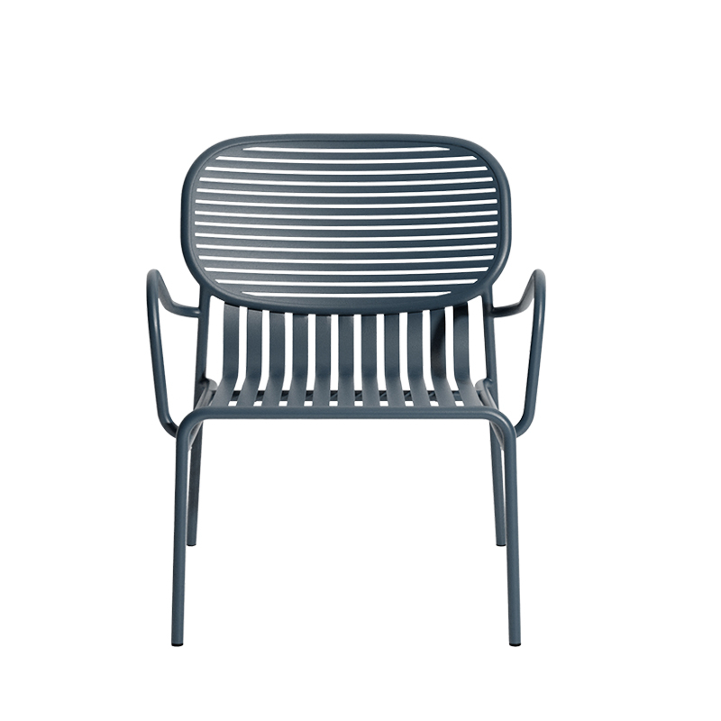 Fauteuil extérieur WEEK-END Gris bleu PETITE FRITURE