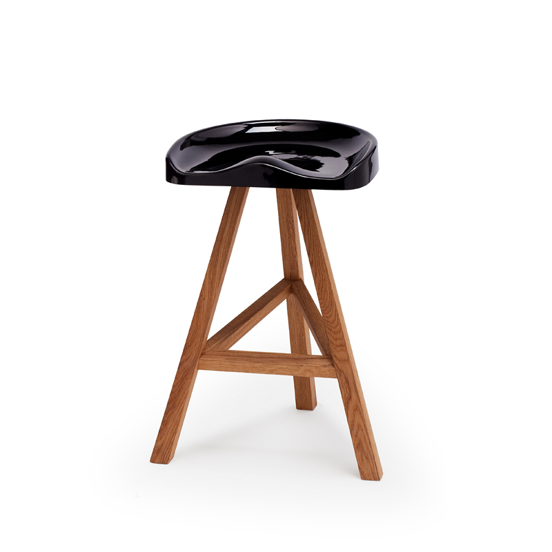 Tabouret haut HEIDI Noir ESTABLISHED & SONS