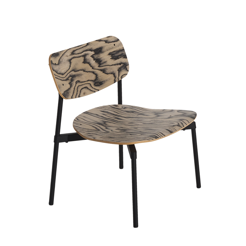Fauteuil FROMME Bois Alpi/ noir PETITE FRITURE