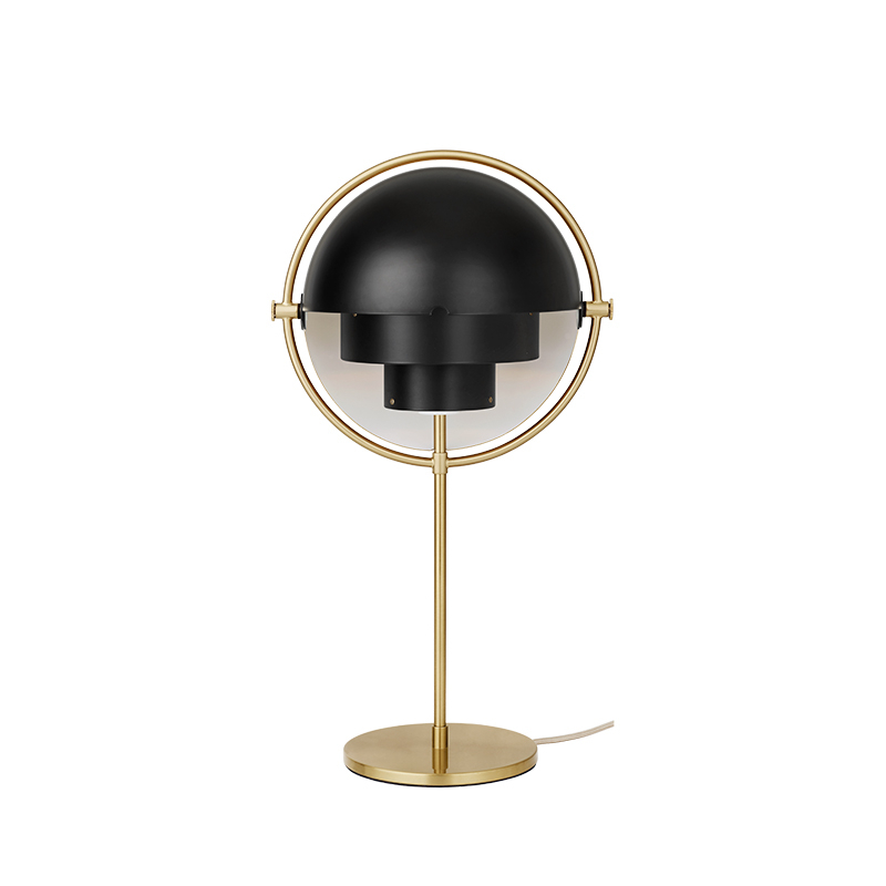 Lampe à poser MULTI-LITE Laiton/ noir GUBI