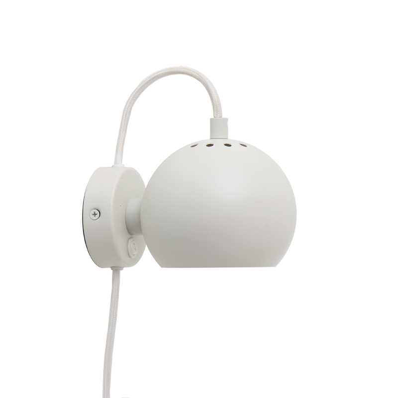 Applique BALL Blanc mat FRANDSEN