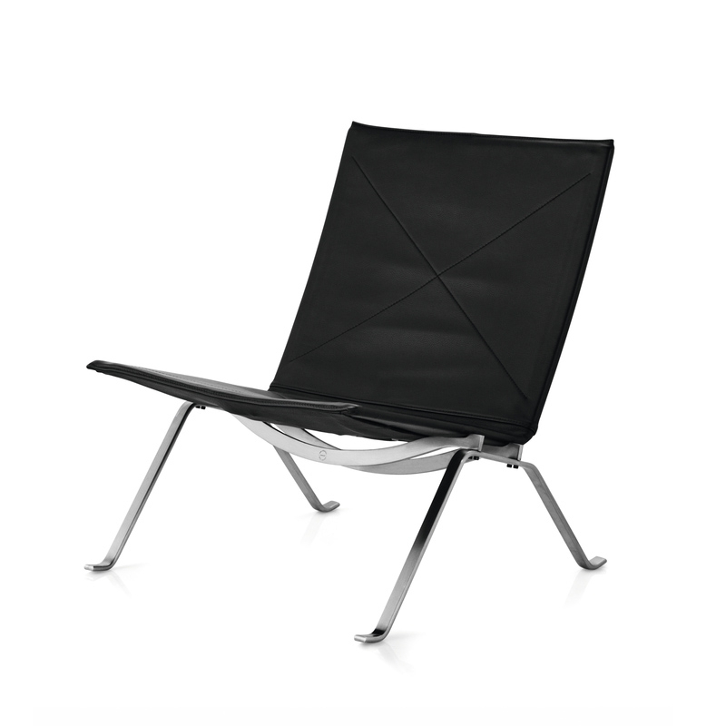 Fauteuil PK22 cuir Noir FRITZ HANSEN