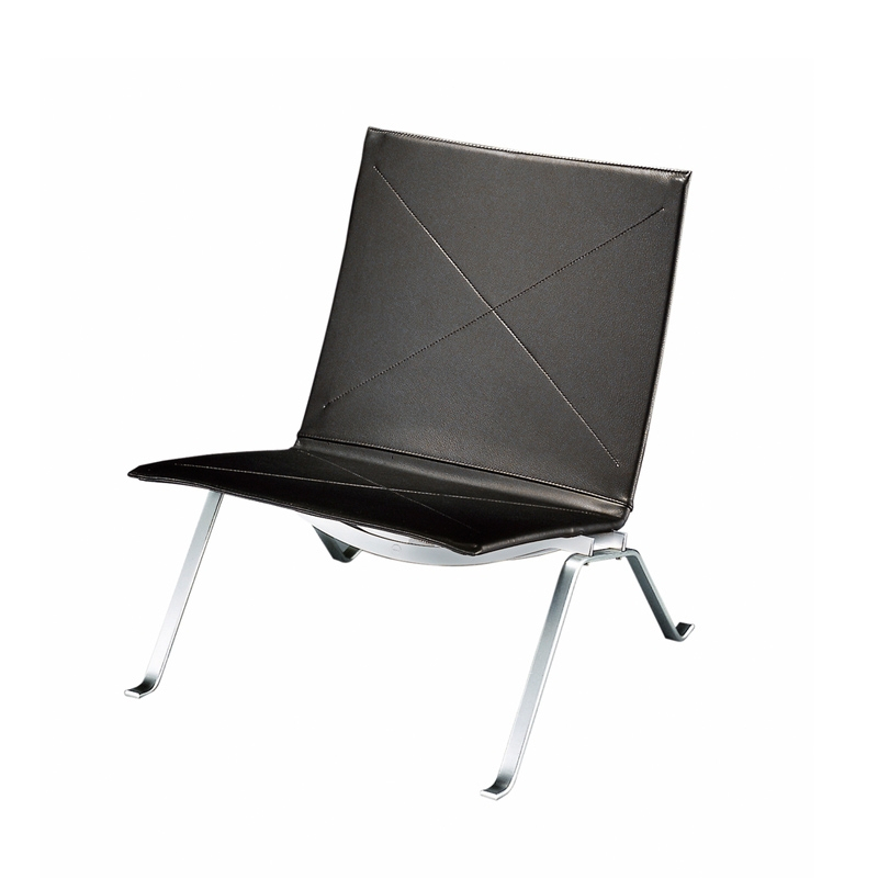 Fauteuil PK22 cuir Marron foncé FRITZ HANSEN